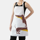 Tablier Drôle mignon dachshund pour parent chien long (Insitu)