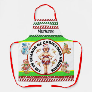 Tablier Drôle Mme Claus