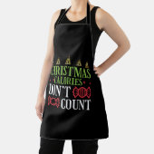 Tablier Drôle Noël Calories ne comptent pas (Insitu)