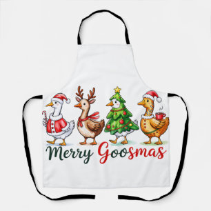 Tablier Drôle Noël Silly Goose