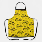 Tablier Drôle Nous Sommes Jammin' Souriant Danser Des Jarr (Recto)