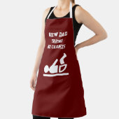 Tablier Drôle NOUVEAU DAD Burgundy Changer de couche (Insitu)