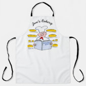 Tablier Drôle Pain Baker Cartoon (Recto)