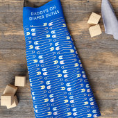 Tablier Drôle papa sur la couche New Parent Blue