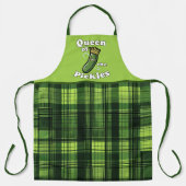 Tablier Drôle pickle Queen word art (Recto)