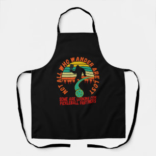 Tablier Drôle Pickleball Bigfoot
