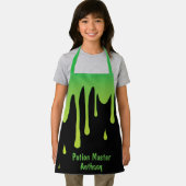 Tablier Drôle Potion Vert Slime Master Personnalisé Enfant (Insitu)