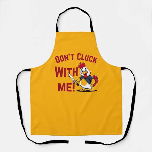 Tablier Drôle Poulet - N'étouffez pas avec moi (Recto)