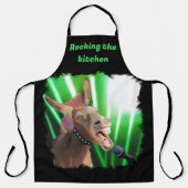 Tablier Drôle Rockstar Donkey (Recto)