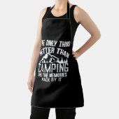 Tablier Drôle slogan de camping été citations (Insitu)