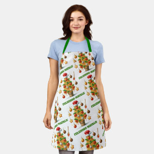 Tablier Drôle Spaghetti Arbre de Noël Delizioso Natale!