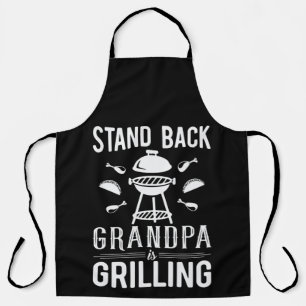 Tablier Drôle Stand Back Grandpa Grilling