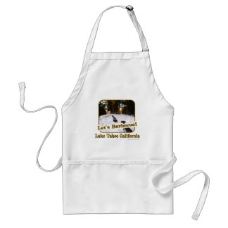 Tablier Drôle Tahoe BBQ Slogan hiver Voyage