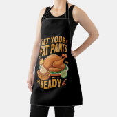 Tablier Drôle Thanksgiving Préparez vos gros pantalons (Insitu)
