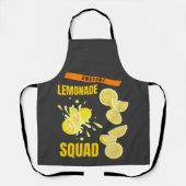 Tablier Drôle Vrai Citron Juice Stand Crew Lemonade Squad (Recto)