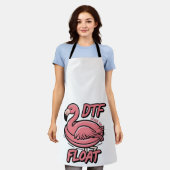 Tablier Dtf Down to Float Funny Summer Flammingo Bird (Porté)