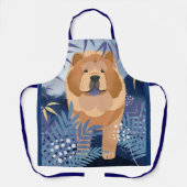 tablier du chef cuisinier à la boue lisse INDIGO (Recto)