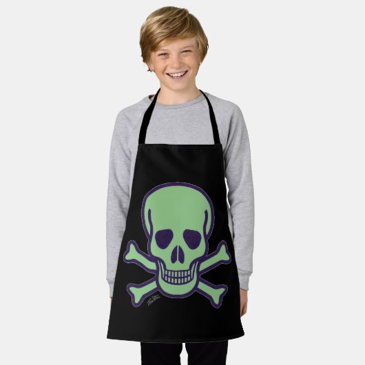 Tablier du chef des garçons du crâne vert (Porté)