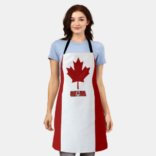 tablier du drapeau canadien