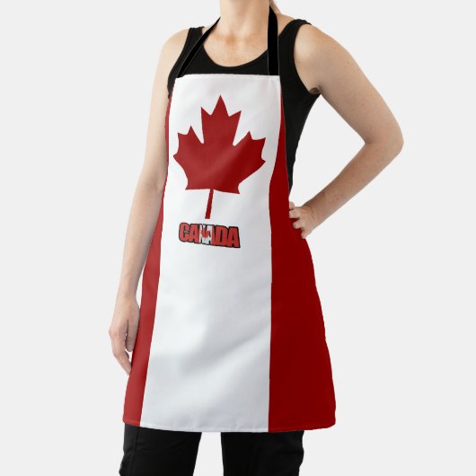 tablier du drapeau canadien (Insitu)