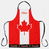 tablier du drapeau canadien, cuisine des chefs can (Recto)