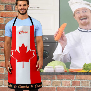 tablier du drapeau canadien, cuisine des chefs can