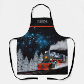 tablier du train à neige de Noël (Recto)
