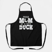 Tablier Duck Maman Ducky Duckling Mère Oiseaux Canards (Recto)