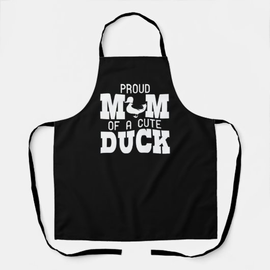 Tablier Duck Maman Ducky Duckling Mère Oiseaux Canards (Recto)