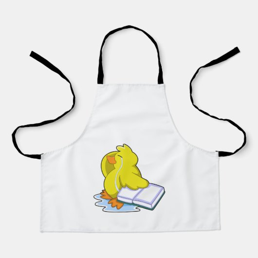 Tablier Duck with Book (Recto)