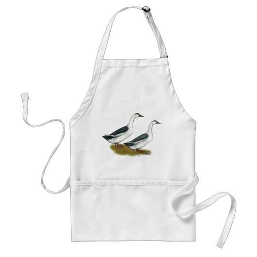 Tablier Ducks : Blue Magpies (Devant)