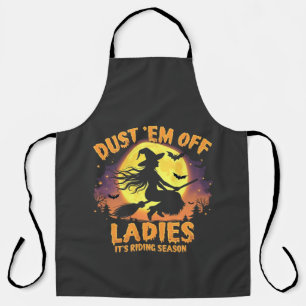 Tablier Dust Em Off Ladies C'est la saison d'équitation Ha