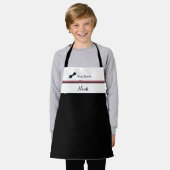 Tablier Dusty Rose Bourgogne Mariage porte-anneau Apron (Porté)