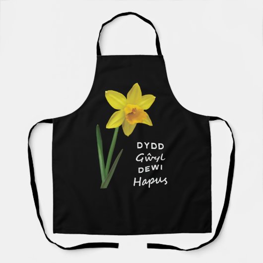 Tablier Dydd Giles Dewi Hapus Joyeux St David's Day (Recto)