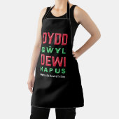 Tablier Dydd Giles Dewi Hapus Joyeux St Davids Jour 5 (Insitu)