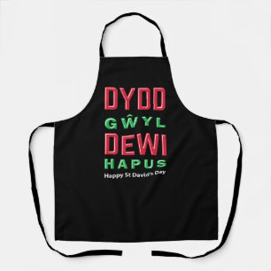 Tablier Dydd Giles Dewi Hapus Joyeux St Davids Jour 5