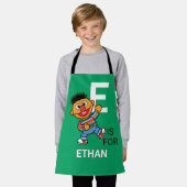 Tablier E est pour Ernie | Ajouter Votre Nom (Porté)