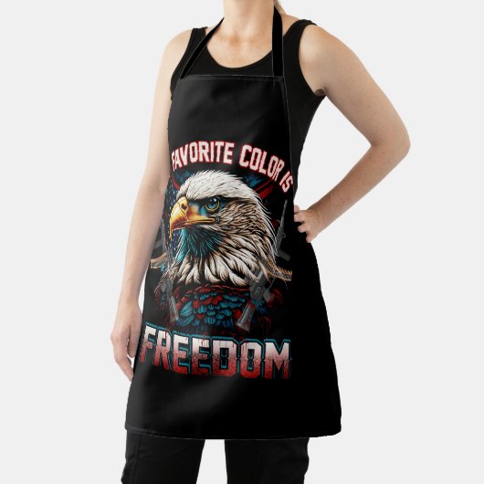 Tablier Eagle American Drapeau Ma couleur préférée Est Lib (Insitu)