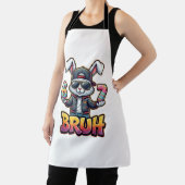 Tablier Easter Bunny Meme Bruh  Funny 6 7 Easter Eggs Desi (Insitu)