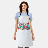 Tablier Easter Eggs Coffee Bunny Cups Latte Iced Cream Wom (Porté)