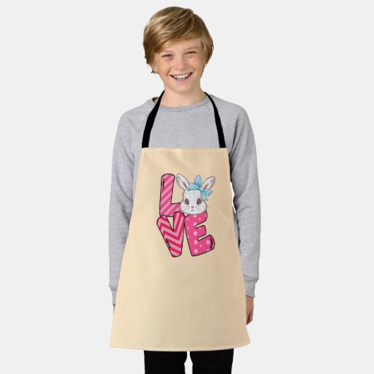 Tablier Easter Love  (Porté)