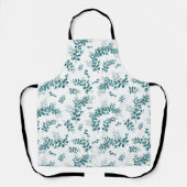 Tablier Eau-couleur eucalyptus verdure (Recto)