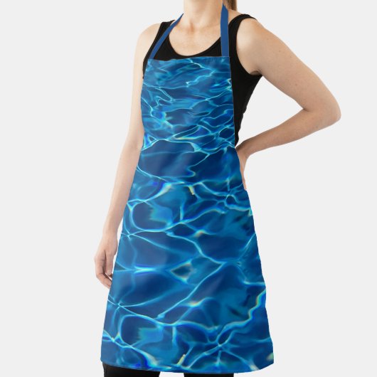 Tablier Eau de la piscine bleu foncé (Insitu)