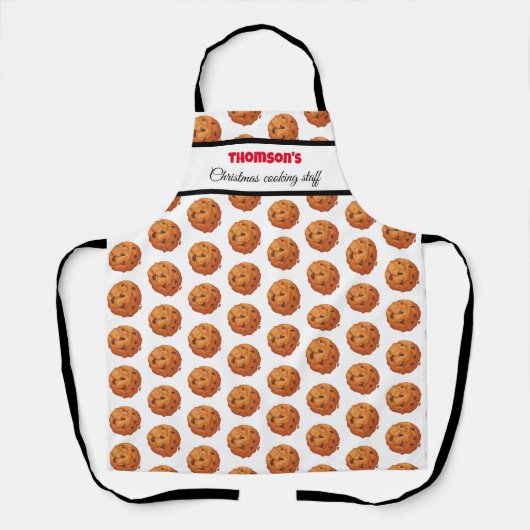 Tablier Échange de biscuits de Noël Échange de biscuits Ba (Recto)