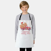 Tablier Échange de cookies de Noël de Camion Rouge (Porté)