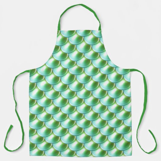 Tablier Échelle de dragon vert (Recto)