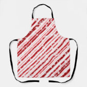 Tablier Éclabouches de neige du Sucre de canne de Noël (Recto)