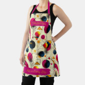 Tablier éclaboussé géométrique gras avec nom perso (Insitu)