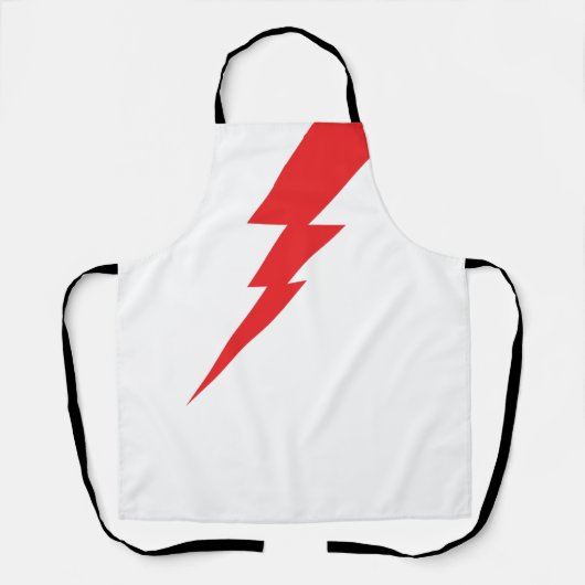Tablier Éclair rouge (Recto)