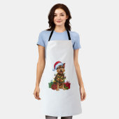 Tablier Éclairage Noël Chapeau chinois Chien chassé Christ (Porté)